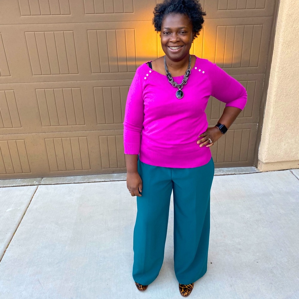 torrid Teal Wide-Leg Palazzo Pants